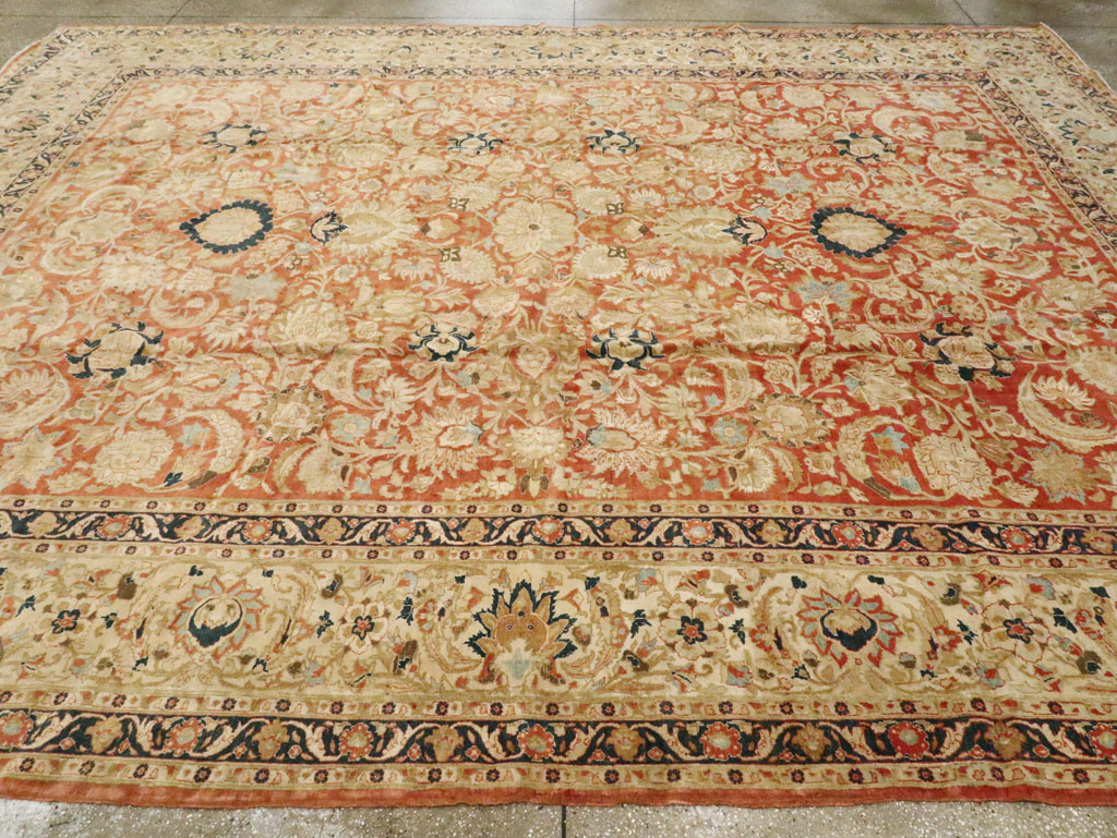 Antique Persian Tabriz Carpet, No.15763 - Galerie Shabab