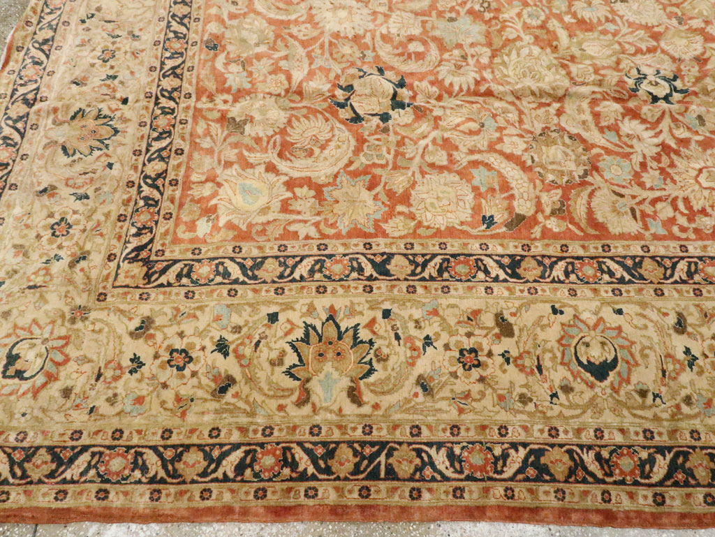 Antique Persian Tabriz Carpet, No.15763 - Galerie Shabab