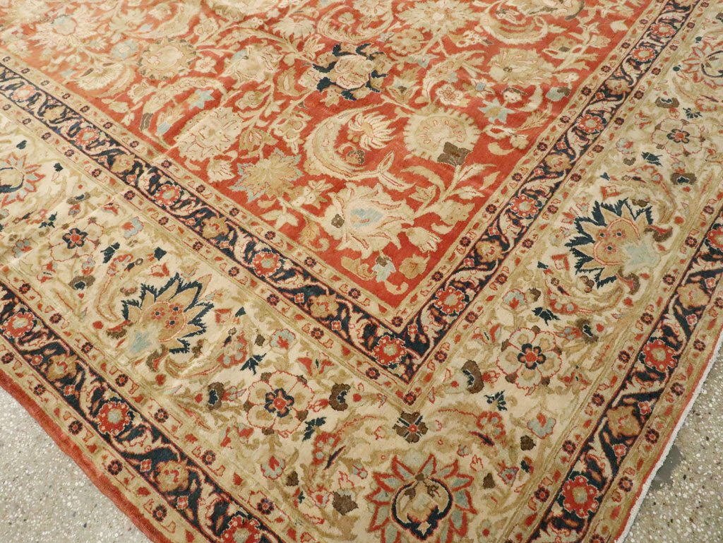 Antique Persian Tabriz Carpet, No.15763 - Galerie Shabab