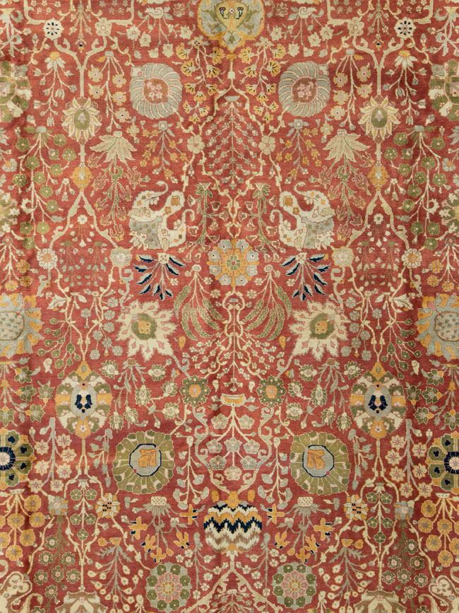 Antique Persian Tabriz Carpet, No.15774 - Galerie Shabab