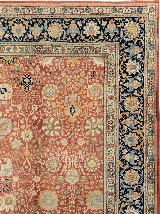 Antique Persian Tabriz Carpet, No.15774 - Galerie Shabab