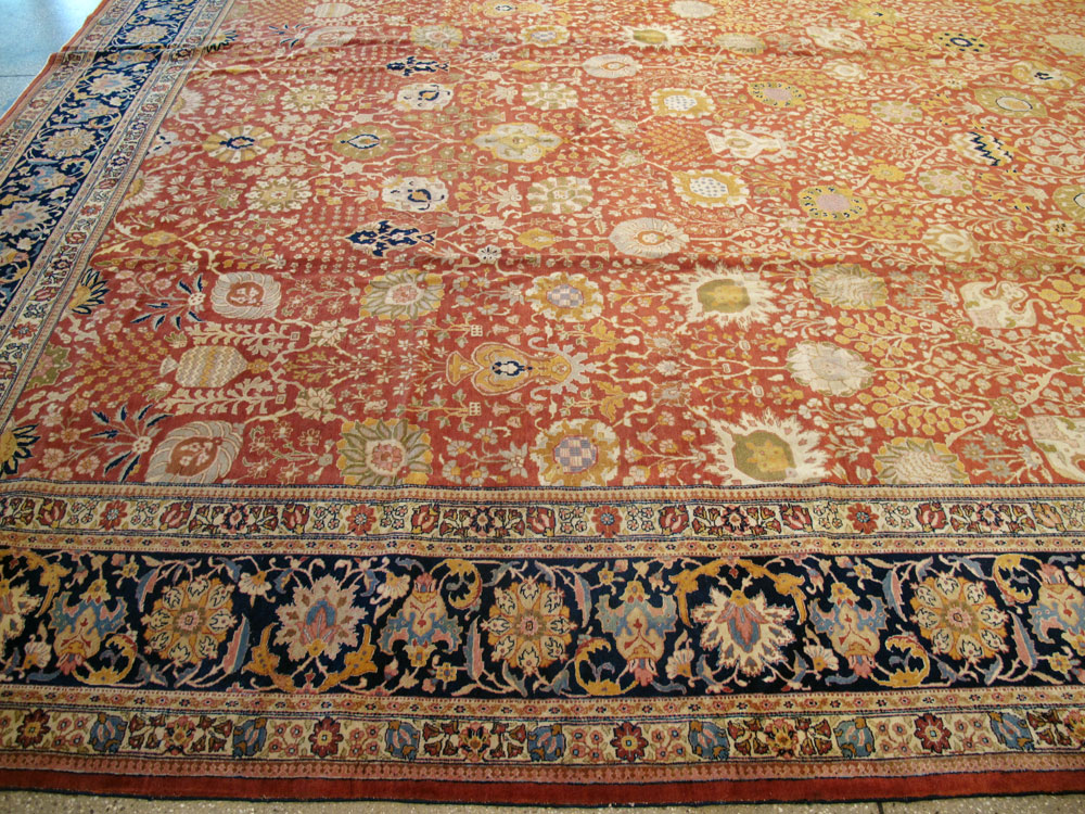 Antique Persian Tabriz Carpet, No.15774 - Galerie Shabab