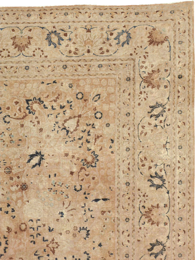 Vintage Persian Tabriz Carpet, No.15782 - Galerie Shabab