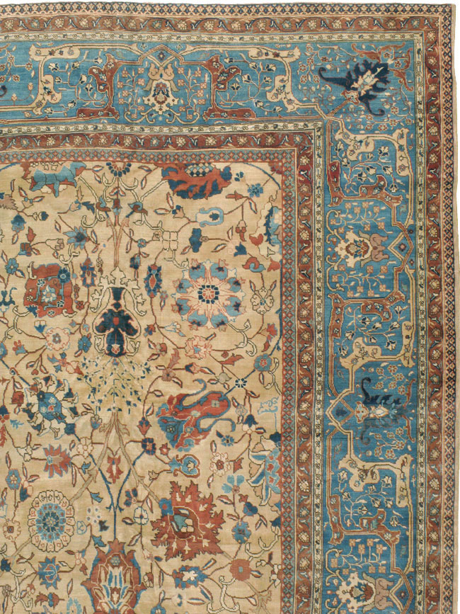 Antique Persian Tabriz Carpet, No.15789 - Galerie Shabab