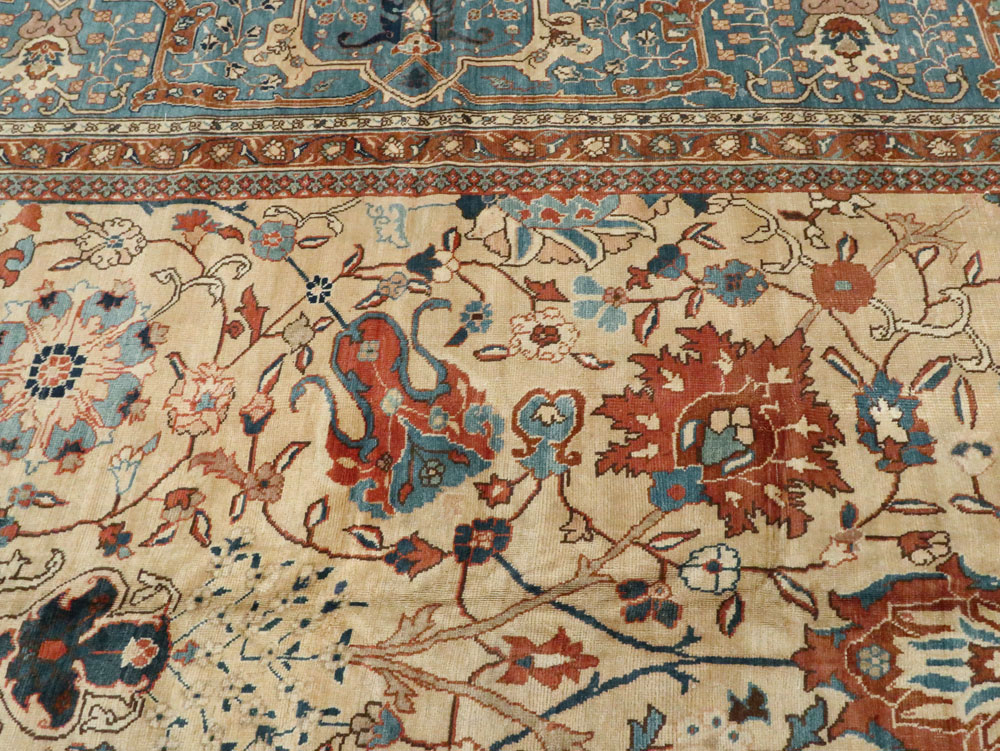 Antique Persian Tabriz Carpet, No.15789 - Galerie Shabab