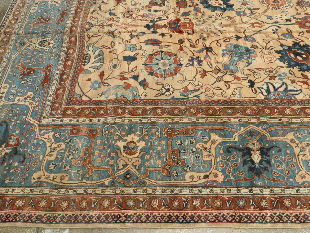 Antique Persian Tabriz Carpet, No.15789 - Galerie Shabab