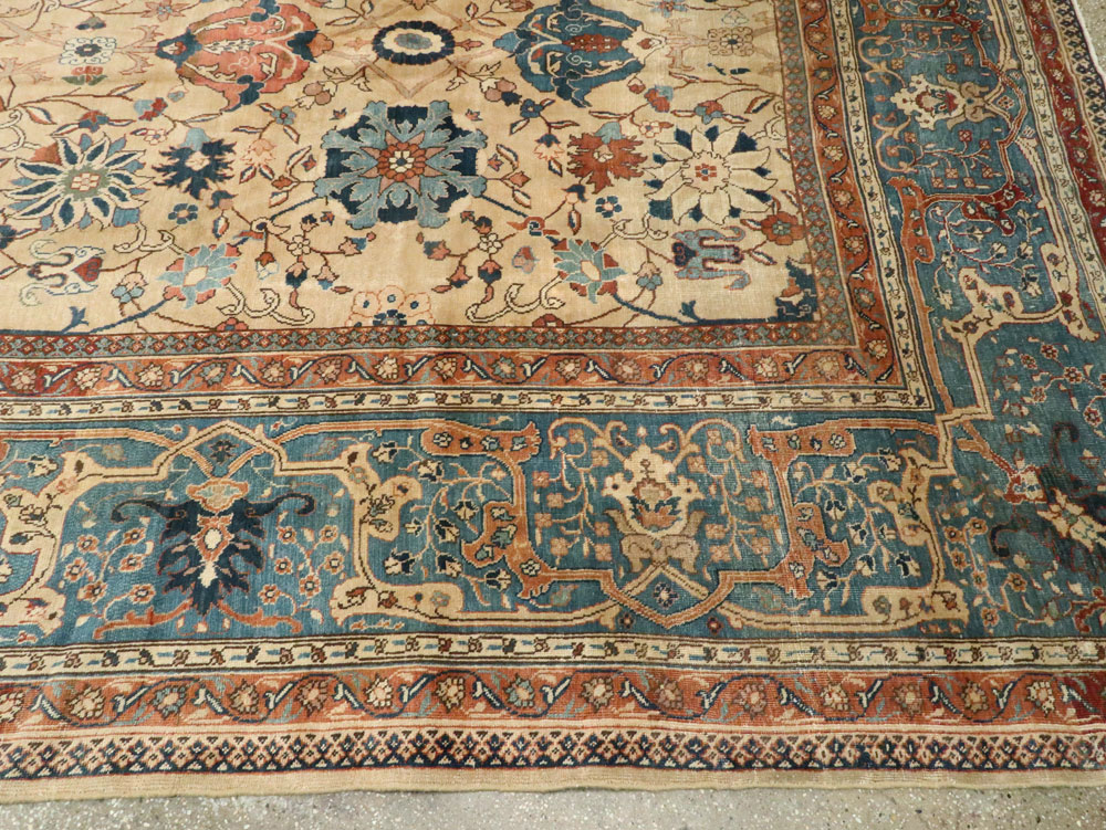 Antique Persian Tabriz Carpet, No.15789 - Galerie Shabab