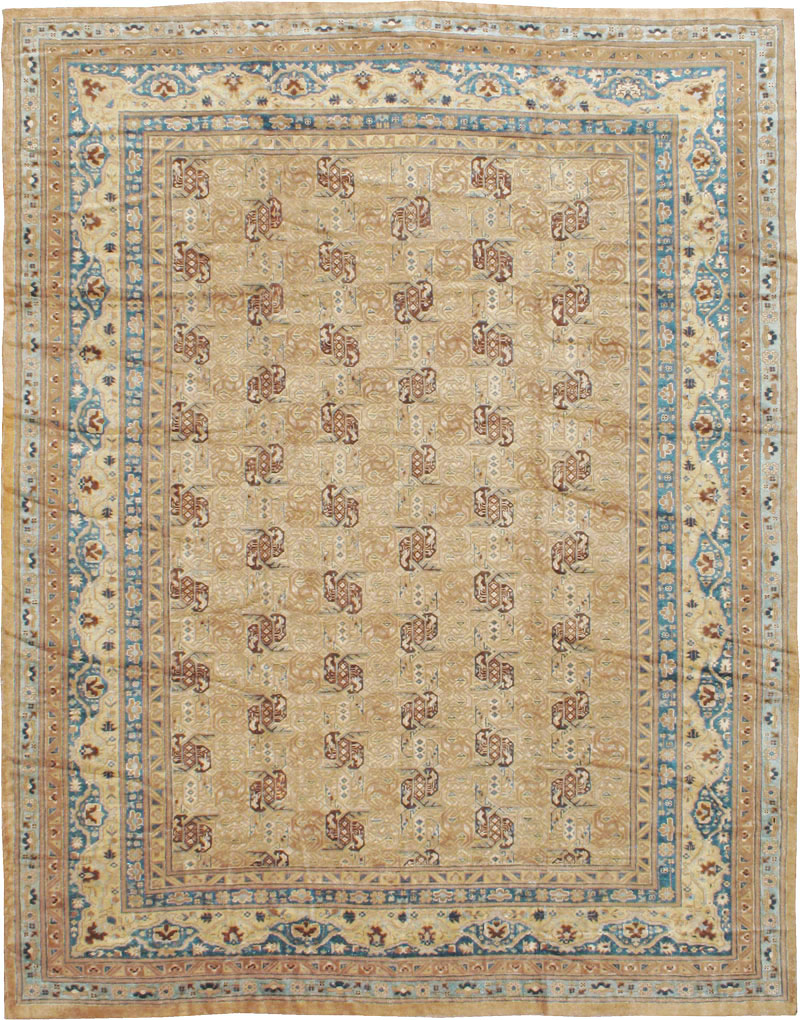 Antique East Turkestan Samarkand Carpet, No.15800 - Galerie Shabab