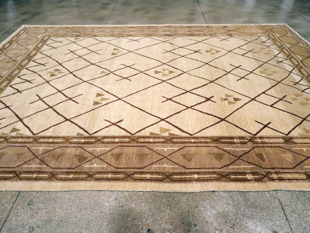 Persian Tabriz Modernist Carpet, No.15812 - Galerie Shabab