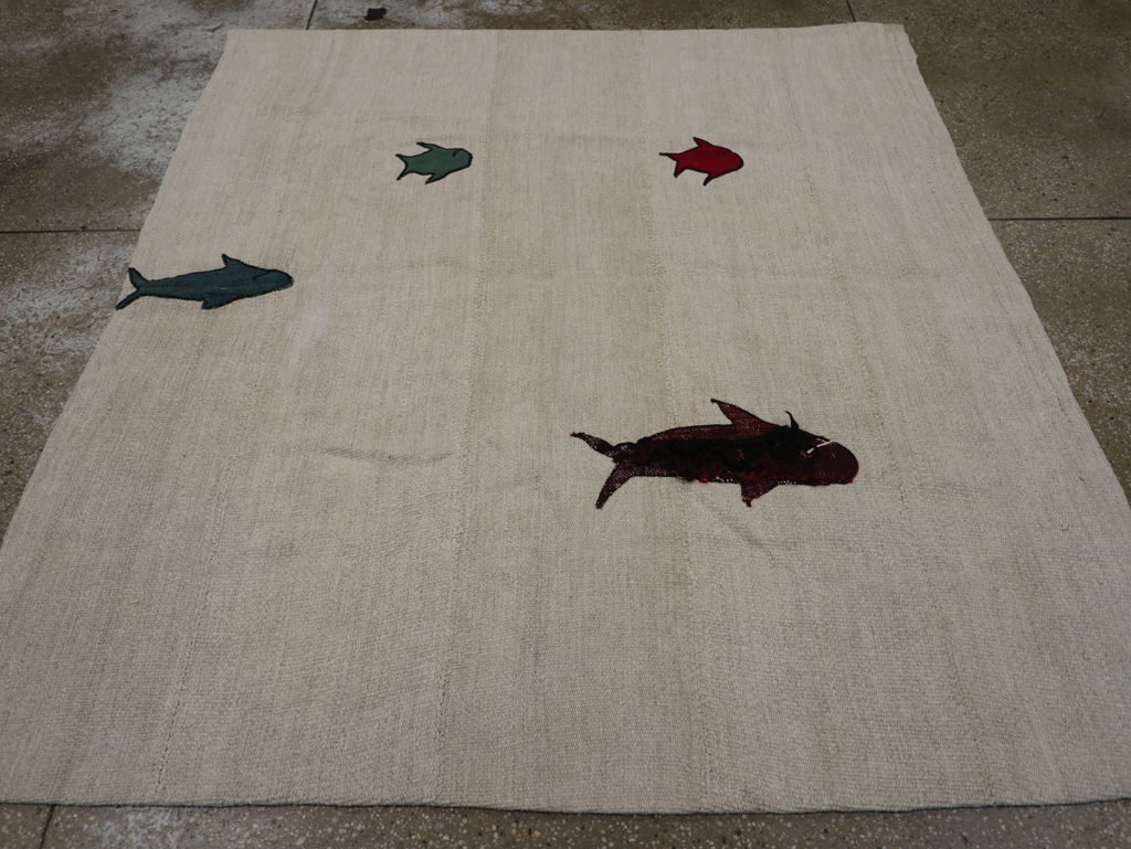 Modern Turkish Kilim, No.15842 - Galerie Shabab