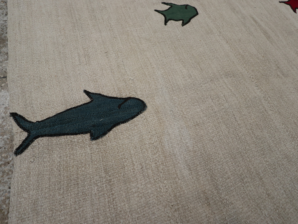 Modern Turkish Kilim, No.15842 - Galerie Shabab
