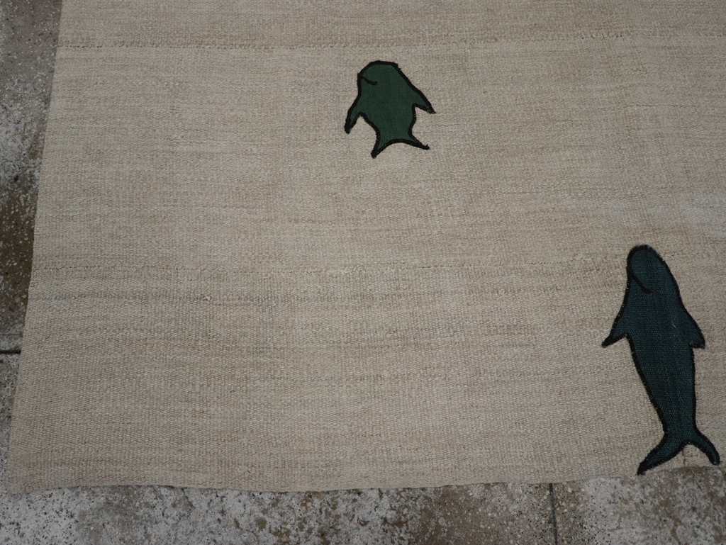 Modern Turkish Kilim, No.15842 - Galerie Shabab