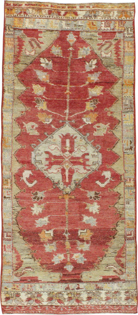 Vintage Turkish Oushak Rug, No.15866 - Galerie Shabab