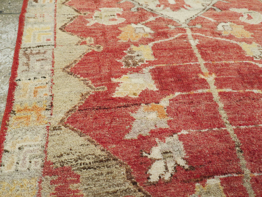 Vintage Turkish Oushak Rug, No.15866 - Galerie Shabab