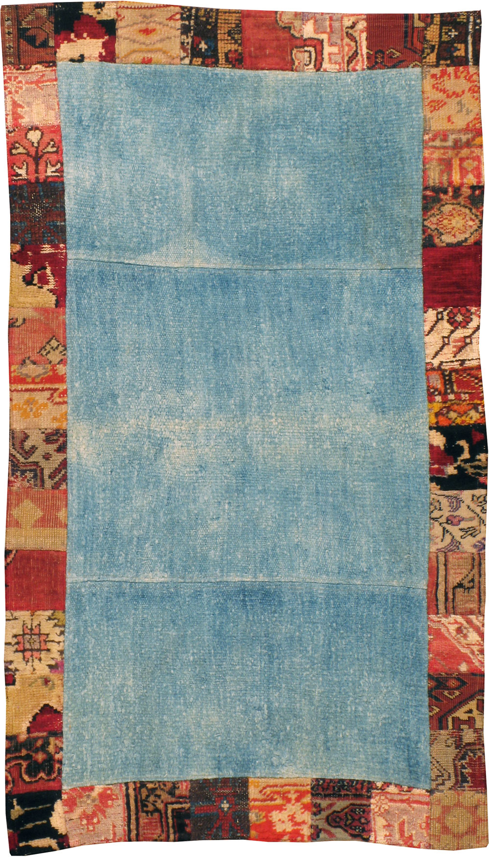 Modern Turkish Anatolian Patchwork Throw Rug, No.15872 - Galerie Shabab