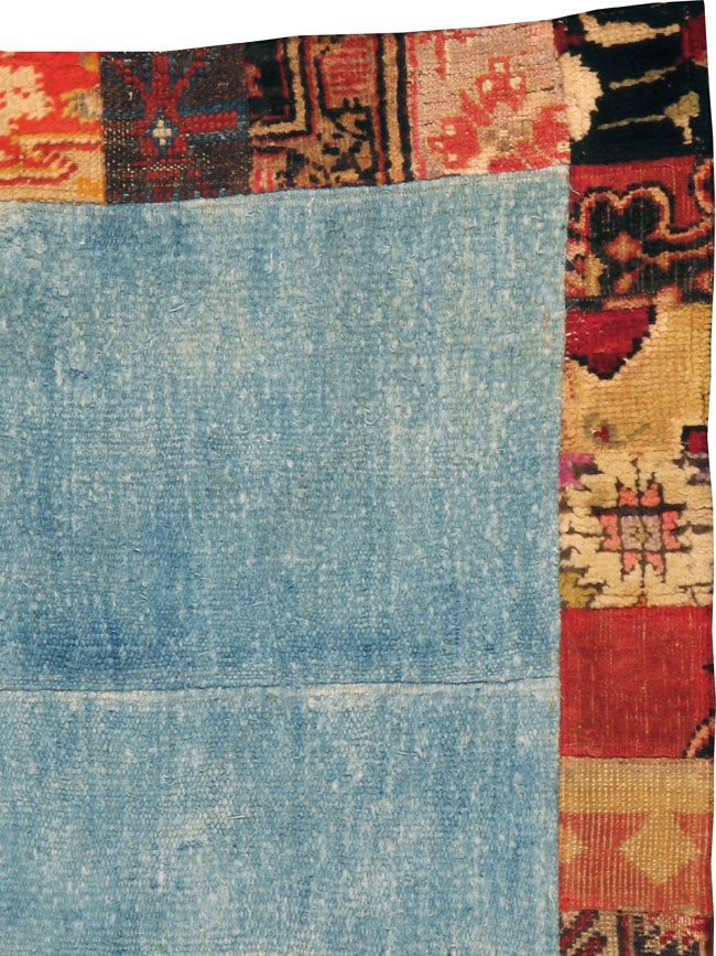 Modern Turkish Anatolian Patchwork Throw Rug, No.15872 - Galerie Shabab