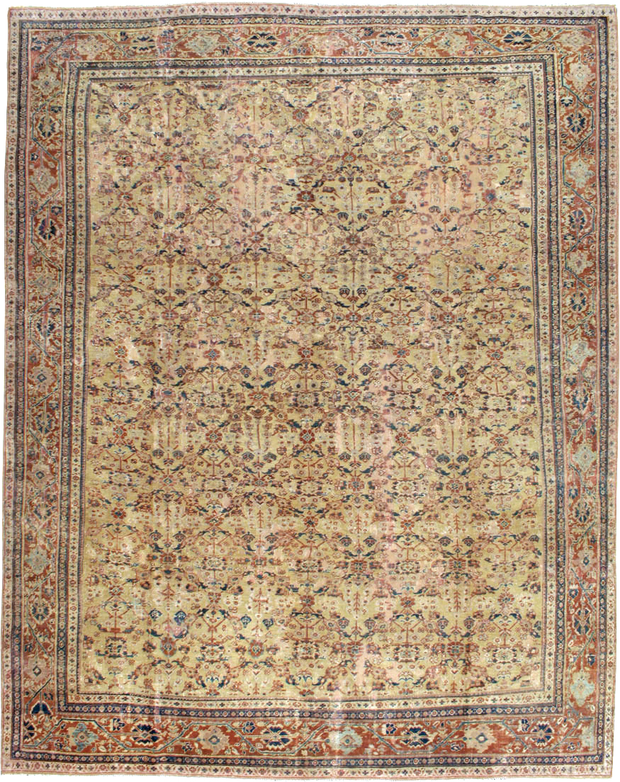 Antique Persian Mahal Carpet, No.15894 - Galerie Shabab