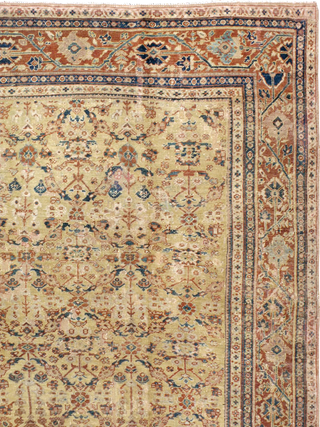 Antique Persian Mahal Carpet, No.15894 - Galerie Shabab