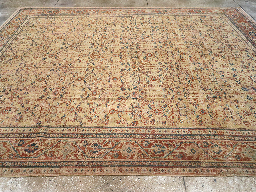 Antique Persian Mahal Carpet, No.15894 - Galerie Shabab