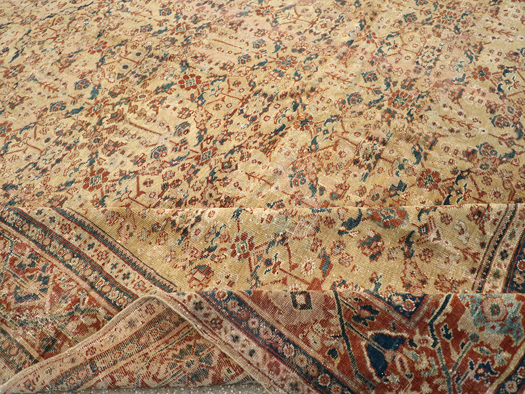 Antique Persian Mahal Carpet, No.15894 - Galerie Shabab