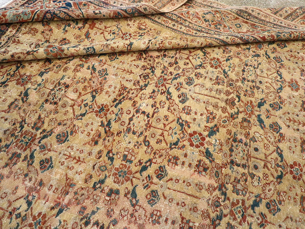 Antique Persian Mahal Carpet, No.15894 - Galerie Shabab