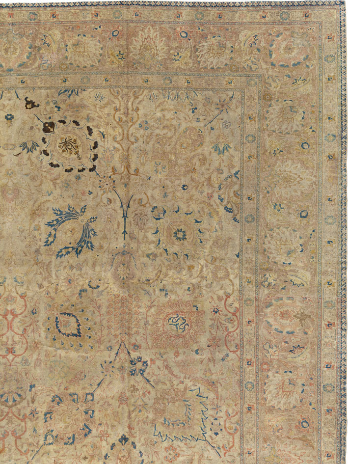 Antique Persian Tabriz Carpet, No.15895 - Galerie Shabab