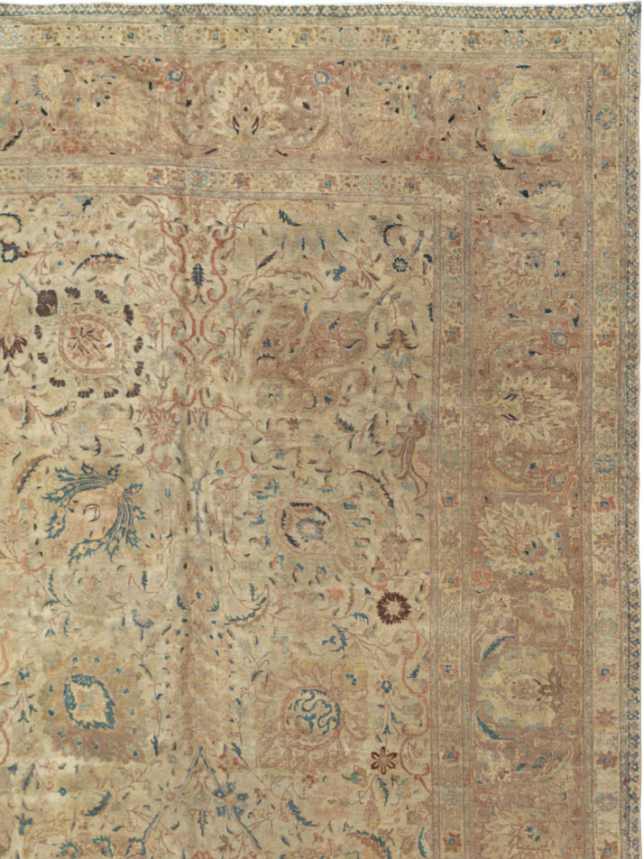 Antique Persian Tabriz Carpet, No.15895 - Galerie Shabab