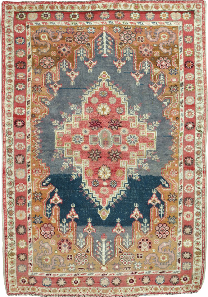 Antique Turkish Oushak Rug, No.15909 - Galerie Shabab
