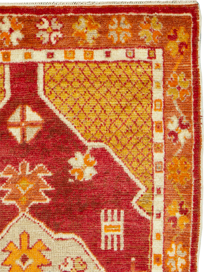 Vintage Turkish Oushak Rug, No.15912 - Galerie Shabab