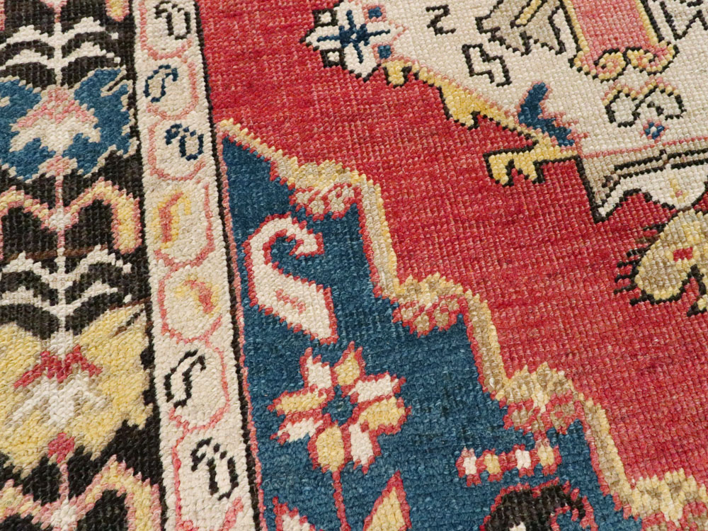 Vintage Turkish Oushak Rug, No.15913 - Galerie Shabab