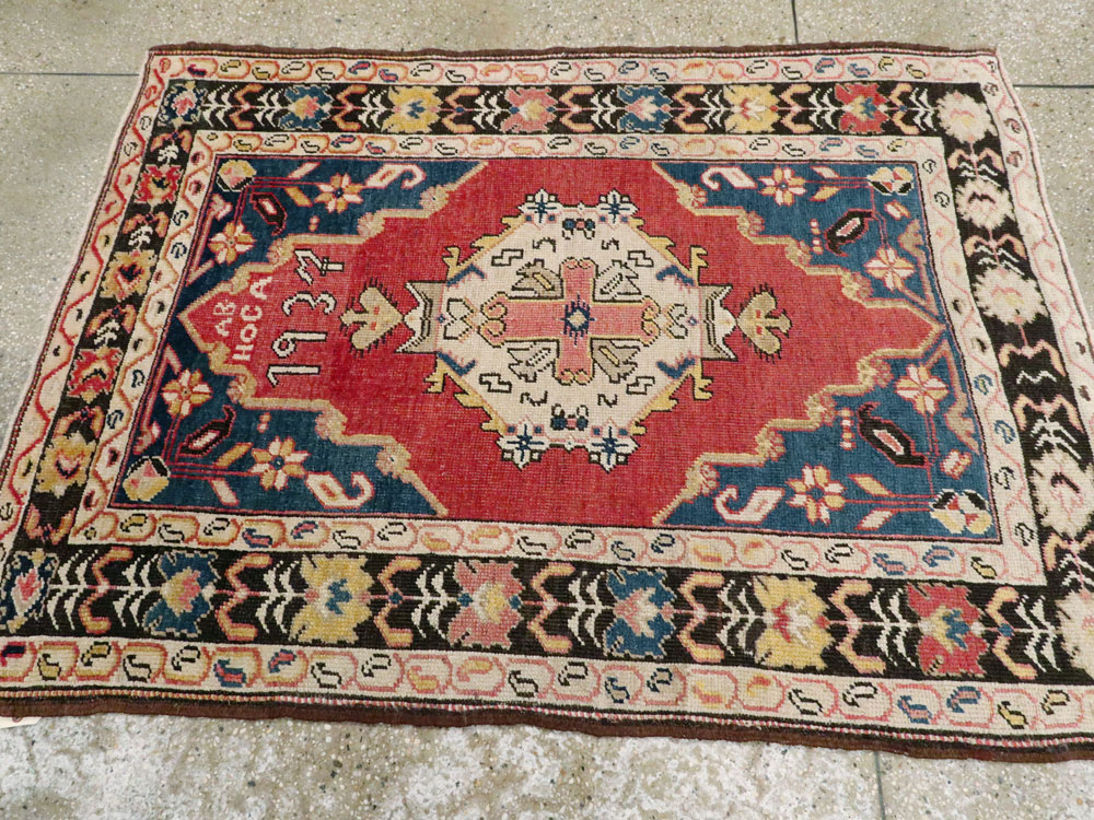 Vintage Turkish Oushak Rug, No.15913 - Galerie Shabab