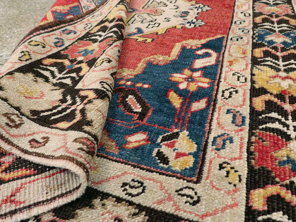 Vintage Turkish Oushak Rug, No.15913 - Galerie Shabab
