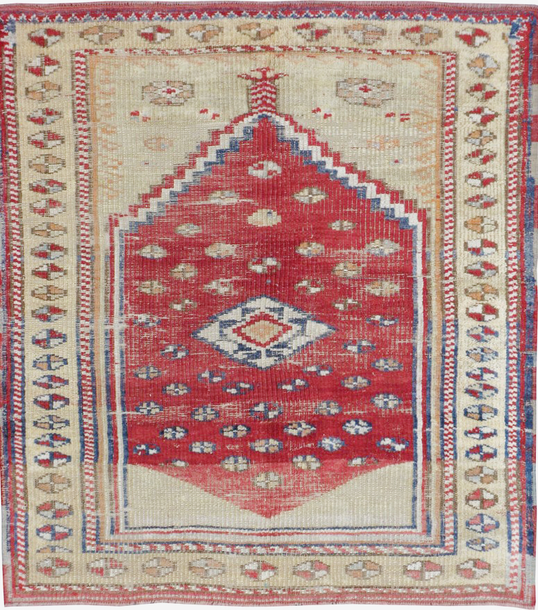 Vintage Turkish Ghiordes Rug, No.15914 - Galerie Shabab