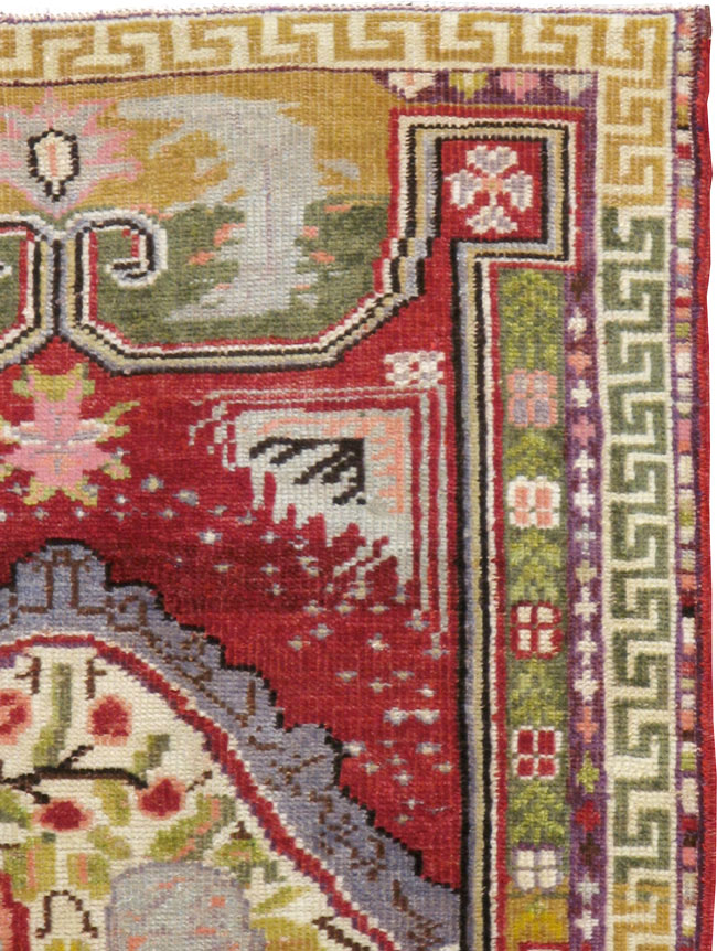 Vintage Turkish Ghiordes Rug, No.15916 - Galerie Shabab