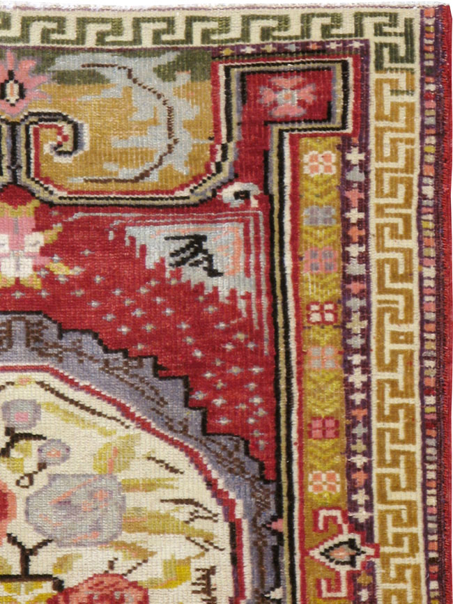 Vintage Turkish Ghiordes Rug, No.15916 - Galerie Shabab