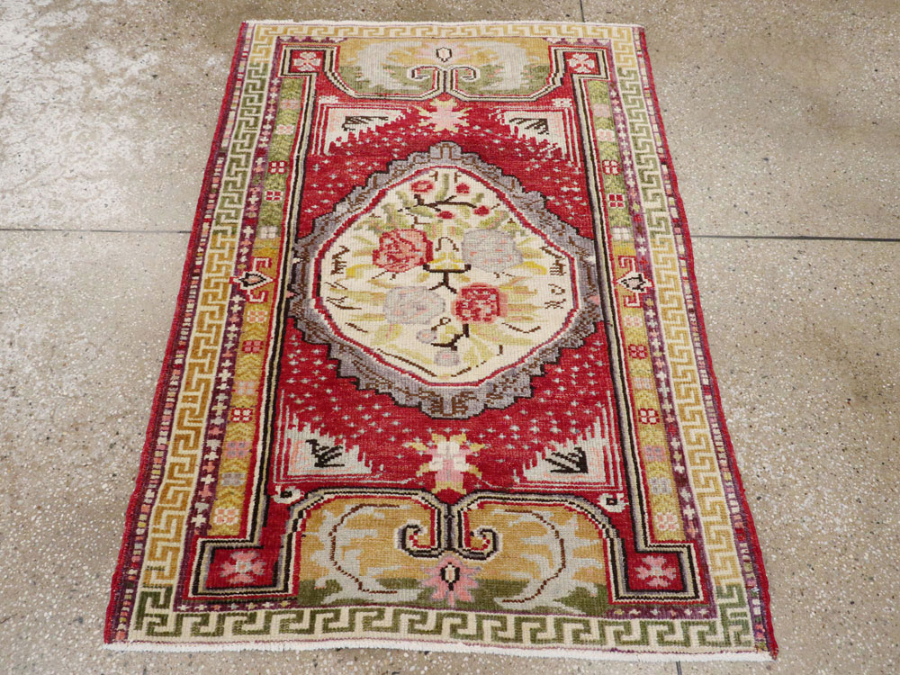 Vintage Turkish Ghiordes Rug, No.15916 - Galerie Shabab