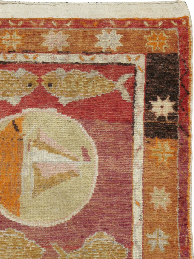 Vintage Turkish Anatolian Pictorial Rug, No.15917 - Galerie Shabab