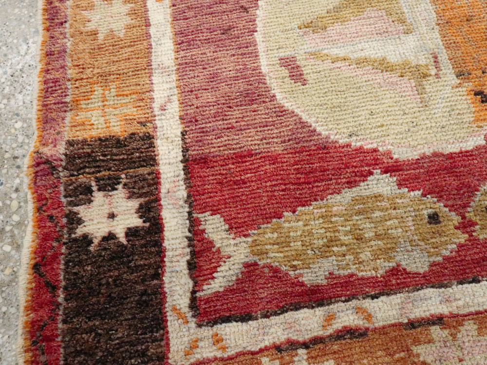 Vintage Turkish Anatolian Pictorial Rug, No.15917 - Galerie Shabab