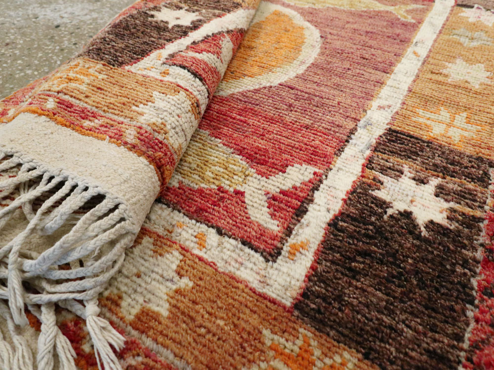 Vintage Turkish Anatolian Pictorial Rug, No.15917 - Galerie Shabab