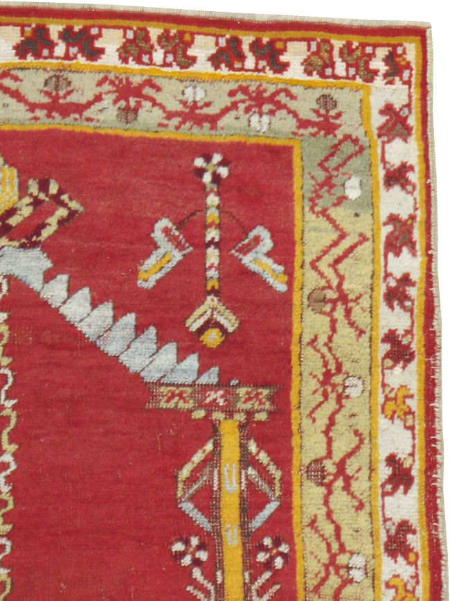 Antique Turkish Ghiordes Rug, No.15924 - Galerie Shabab