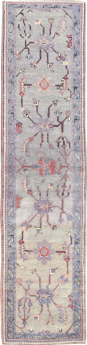 Antique Turkish Oushak Runner, No.15931 - Galerie Shabab