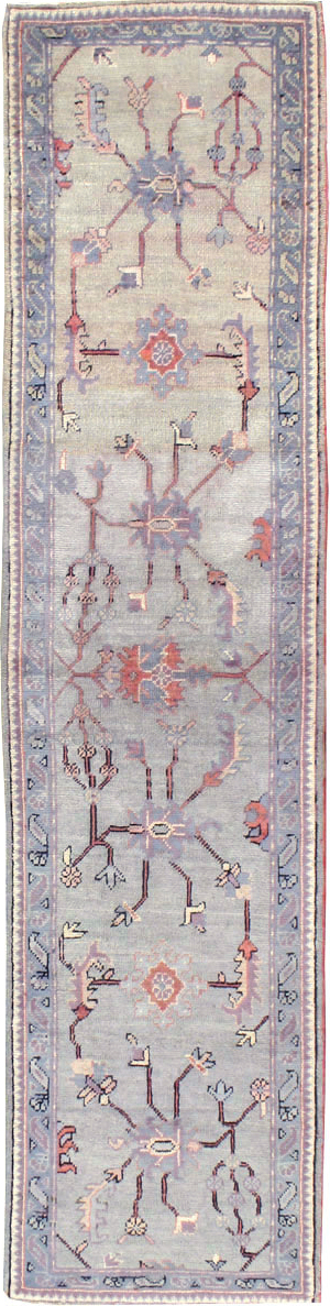 Antique Turkish Oushak Runner, No.15931 - Galerie Shabab