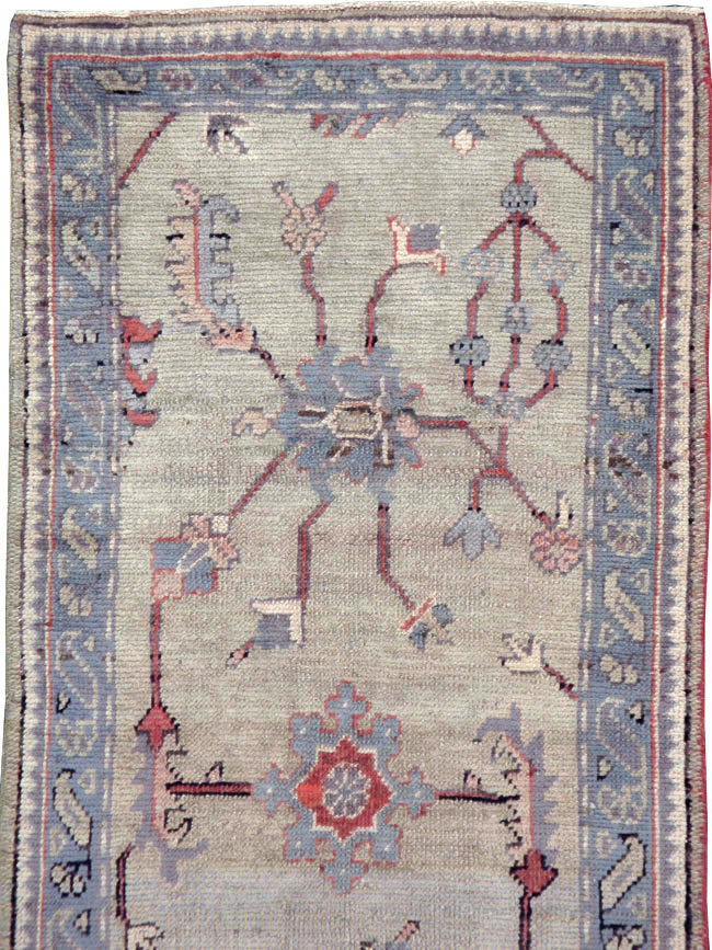 Antique Turkish Oushak Runner, No.15931 - Galerie Shabab