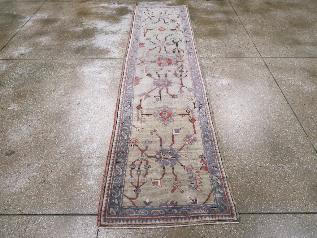 Antique Turkish Oushak Runner, No.15931 - Galerie Shabab