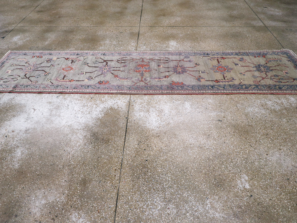 Antique Turkish Oushak Runner, No.15931 - Galerie Shabab