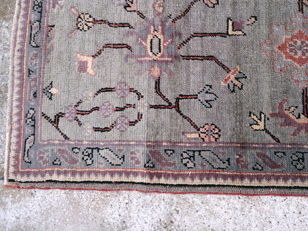 Antique Turkish Oushak Runner, No.15931 - Galerie Shabab