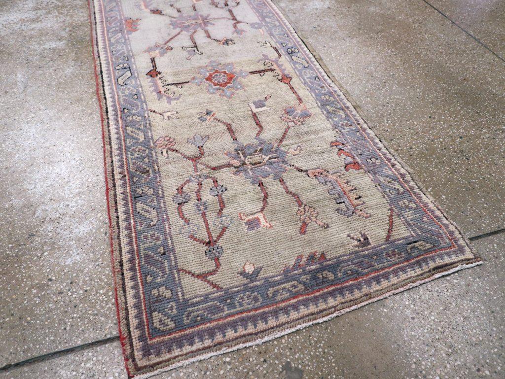 Antique Turkish Oushak Runner, No.15931 - Galerie Shabab
