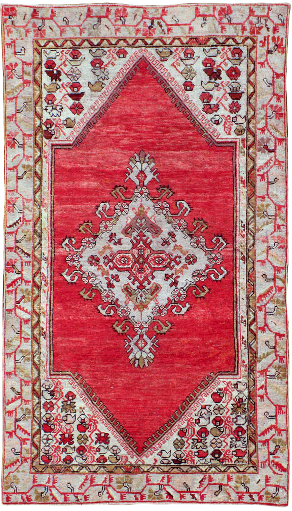 Vintage Turkish Oushak Rug, No.15939 - Galerie Shabab