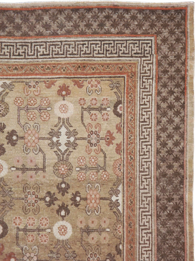 Antique East Turkestan Khotan Carpet, No.15942 - Galerie Shabab