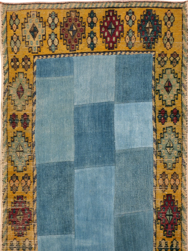 Modernist Patchwork Flatweave Kilim, No.15966 - Galerie Shabab